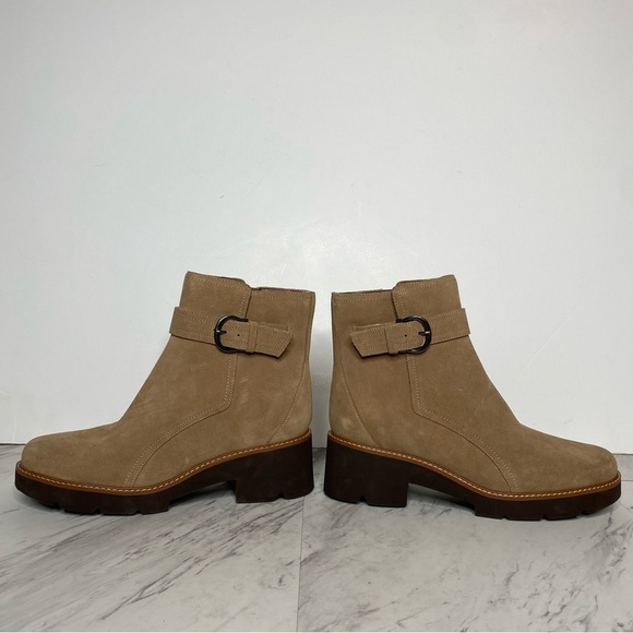 New! Naturalizer Dasha Tan Suede Bootie 9 1/2 - Picture 7 of 14